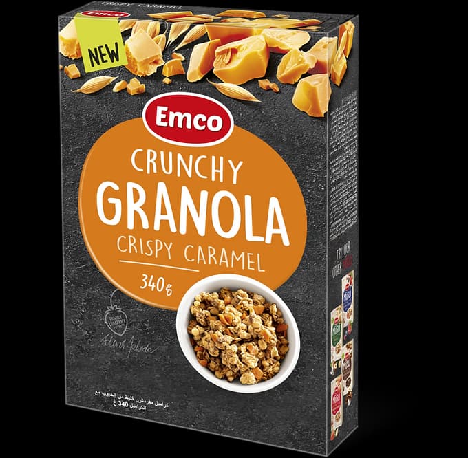 Crispy Caramel Granola