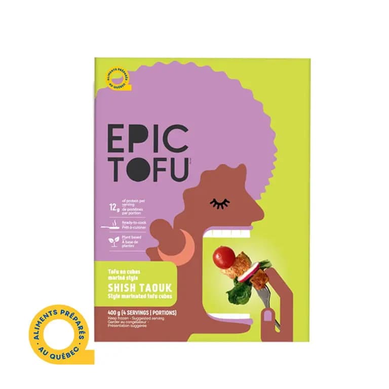 Shish Taouk Style Marinated Tofu Cubes (400g)