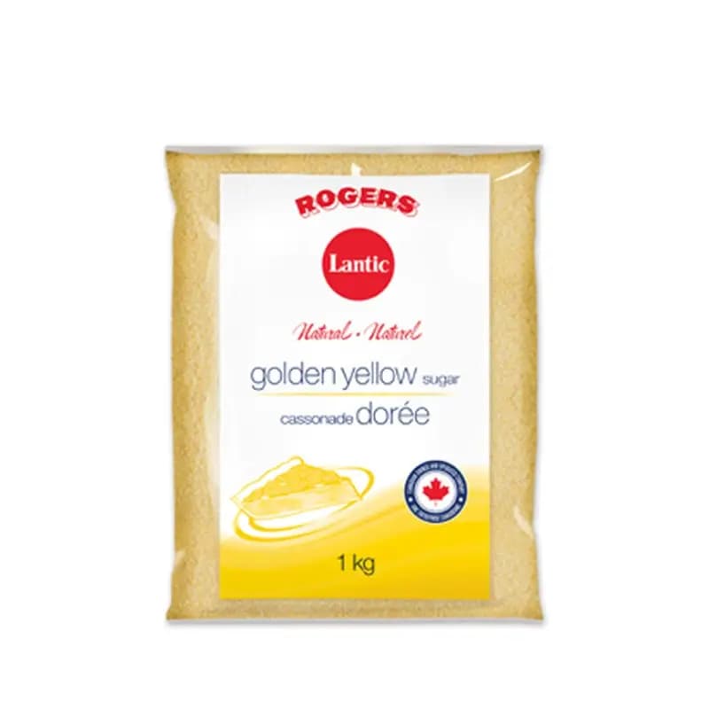 Sucre jaune doré