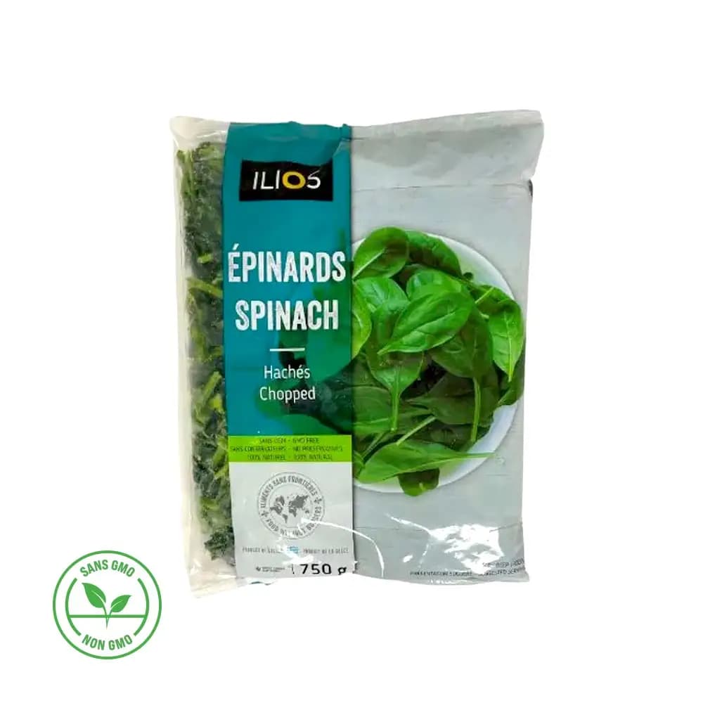 Épinards hachés surgelés - Ilios (750 g)