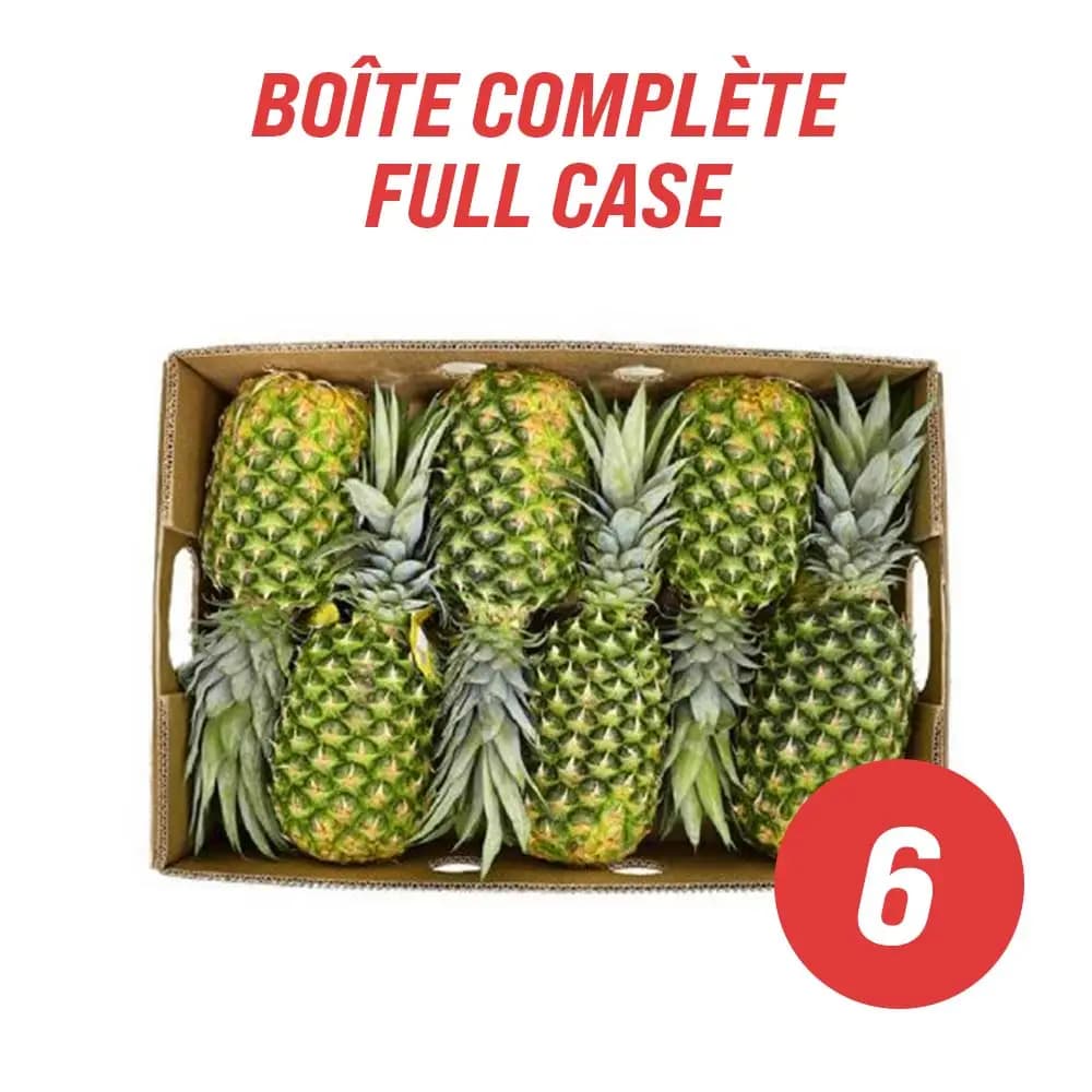 Ananas dorés extra sucrés (caisse entière)