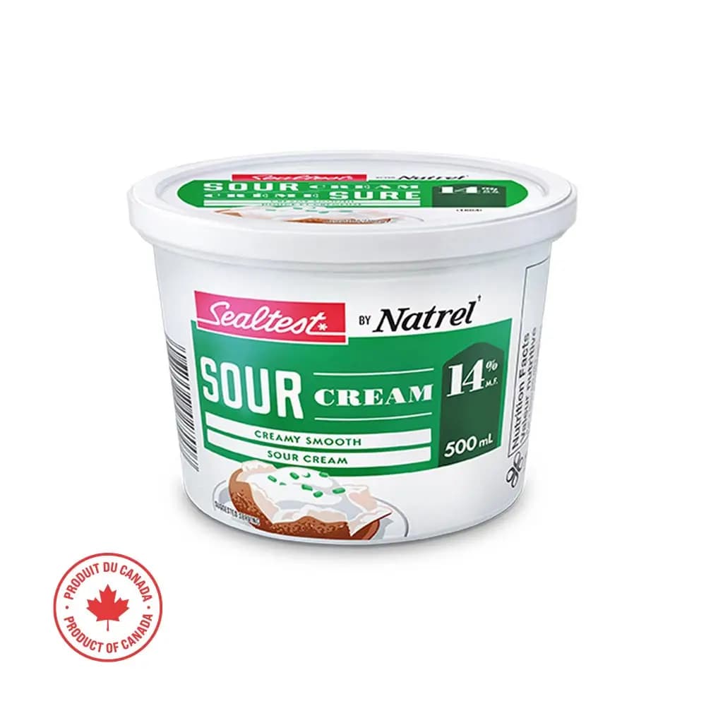14% de crème sure