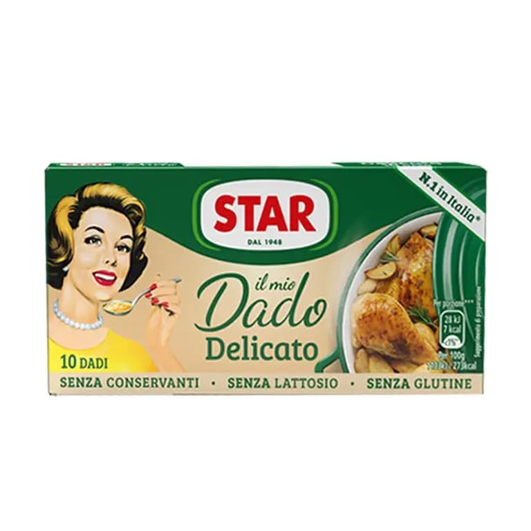 Cubes de bouillon de poulet doux