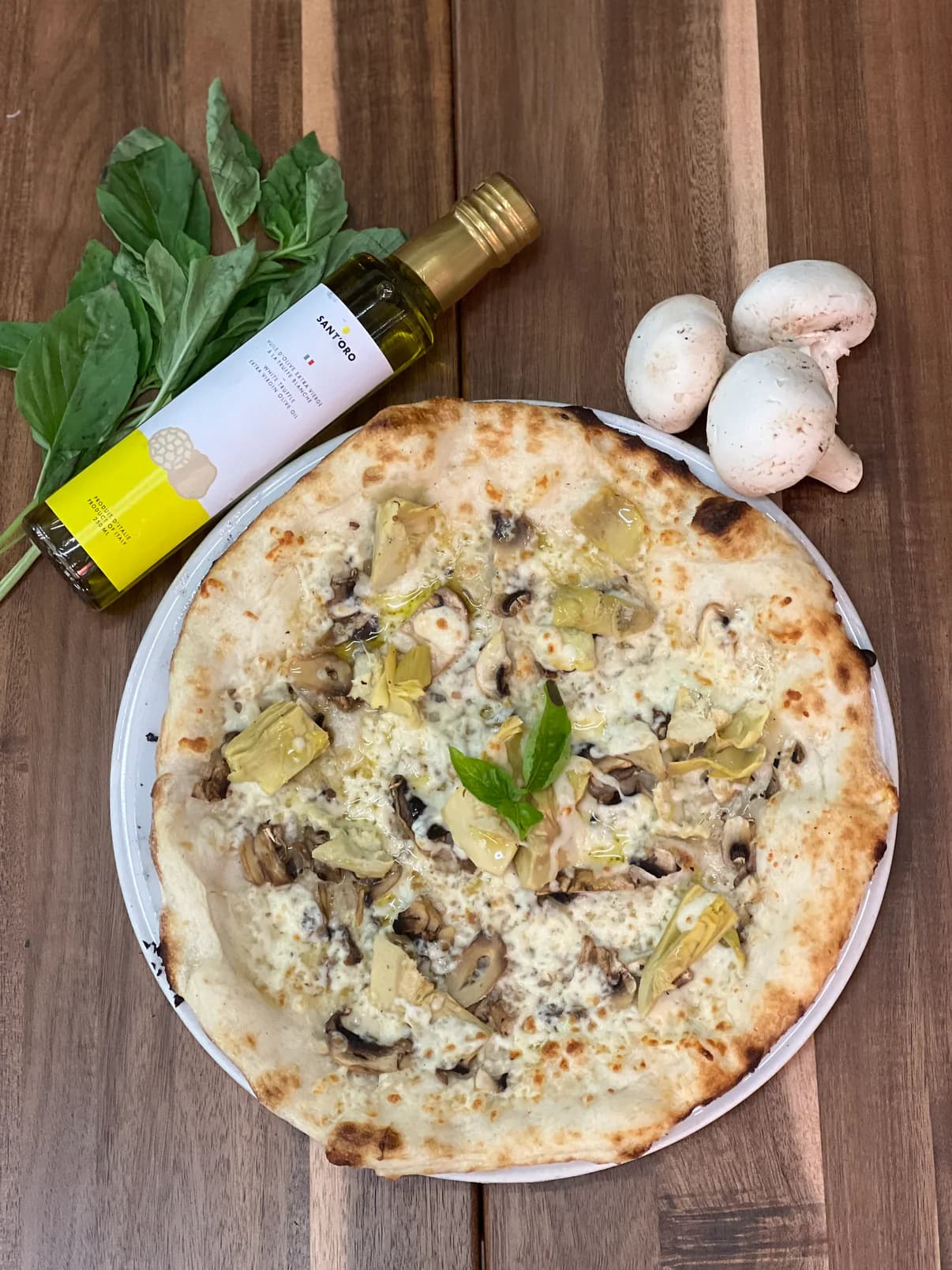 Mushroom Truffle Pizza