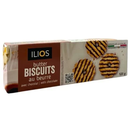 Butter Biscuits with Chocolate