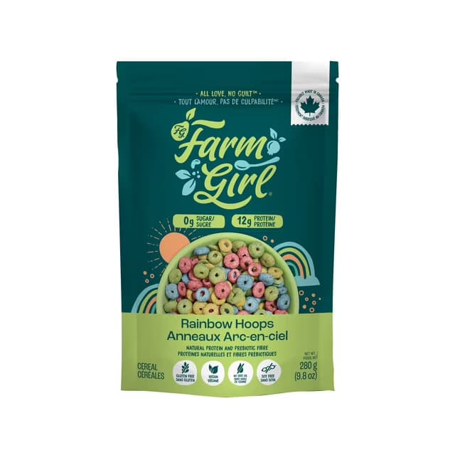 Rainbow Hoops Cereal