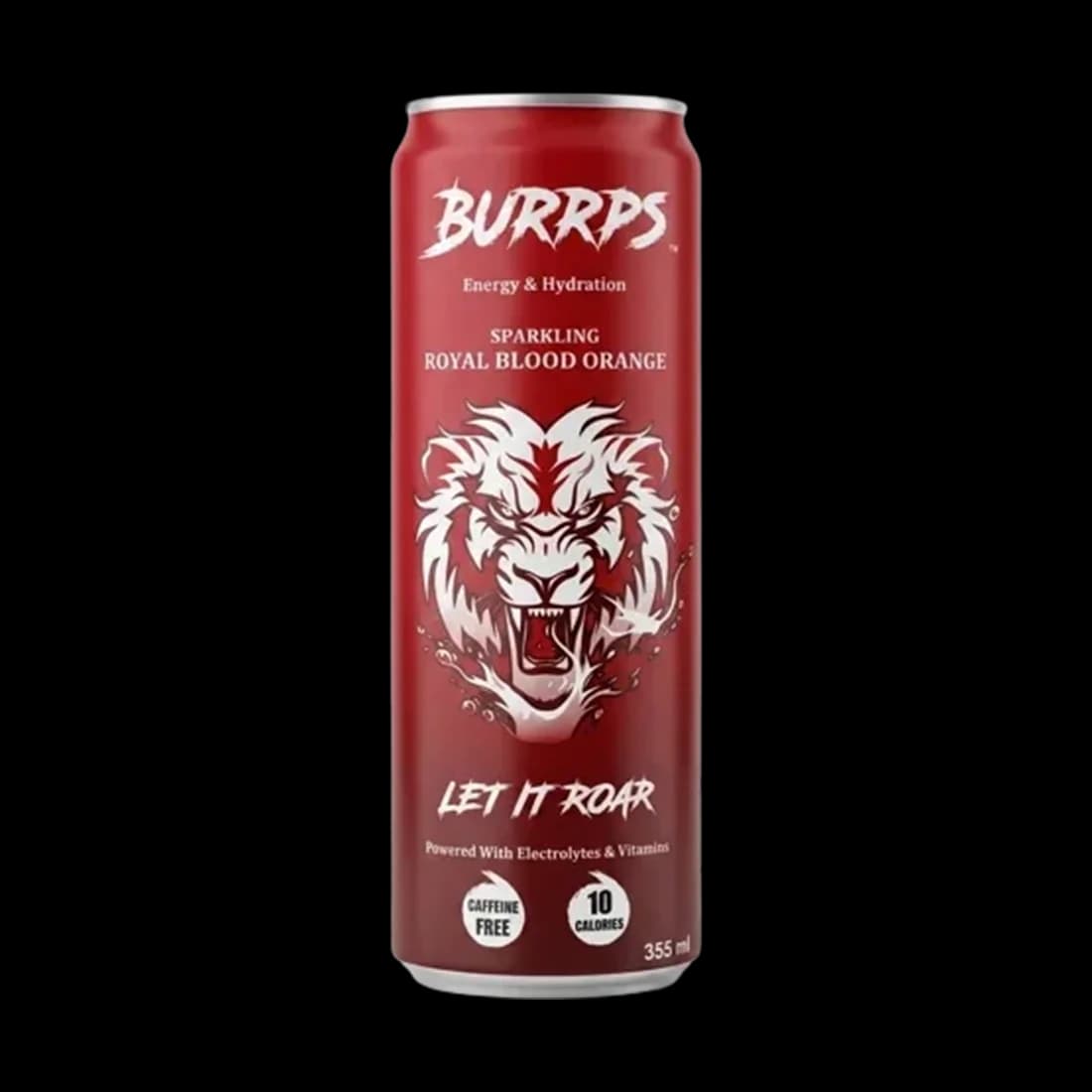 Burrps Sparkling Royal Blood Orange Energy Beverage