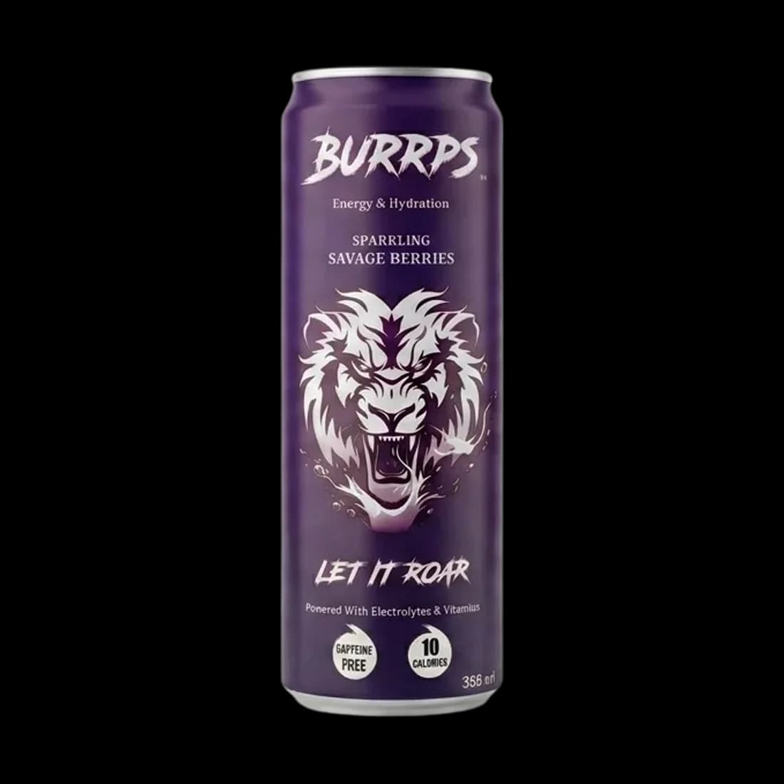 Burrps Sparkling Savage Berries Energy Beverage