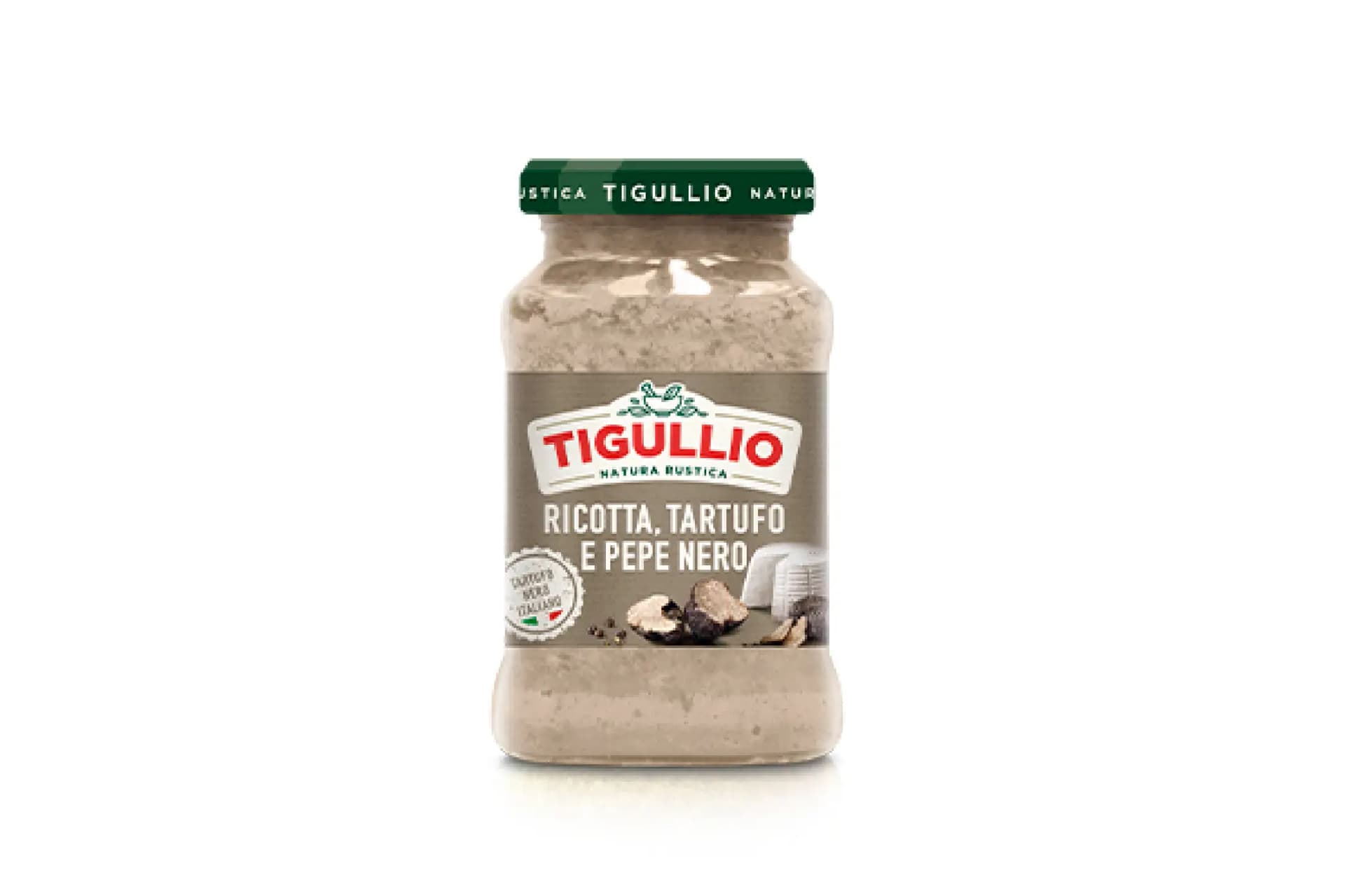 Pesto ricotta, truffe et poivre noir