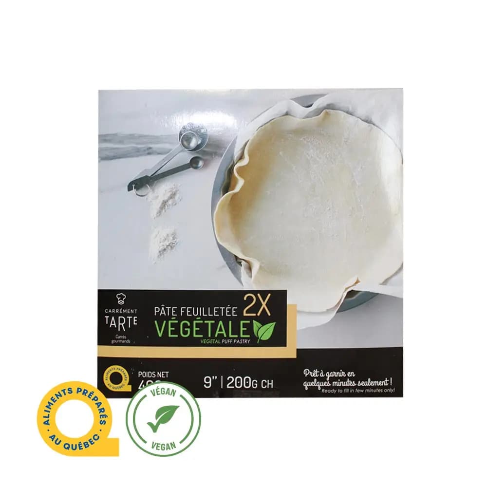 Pâte feuilletée végétalienne