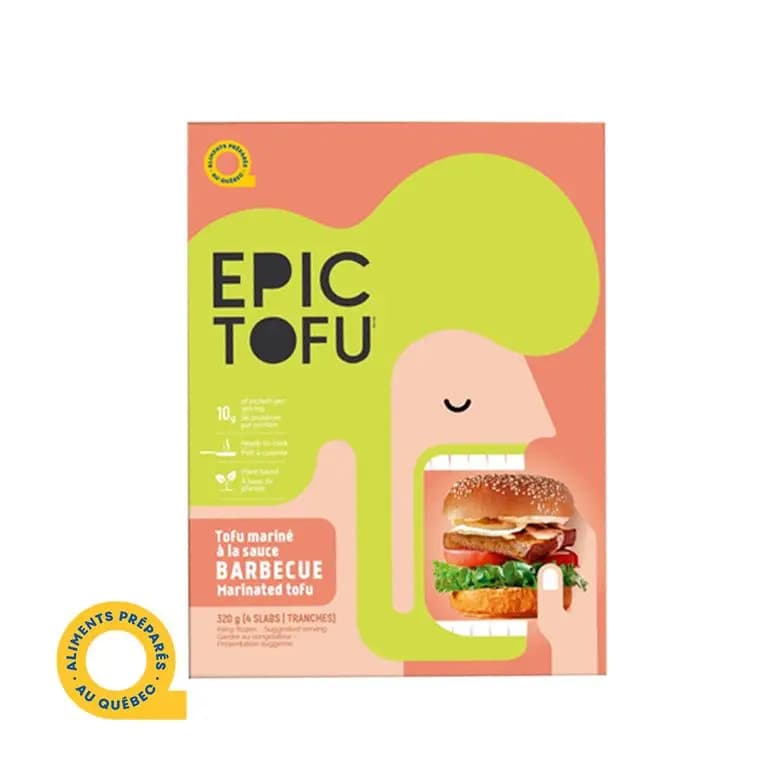 Cubes de tofu marinés BBQ Blackstrap