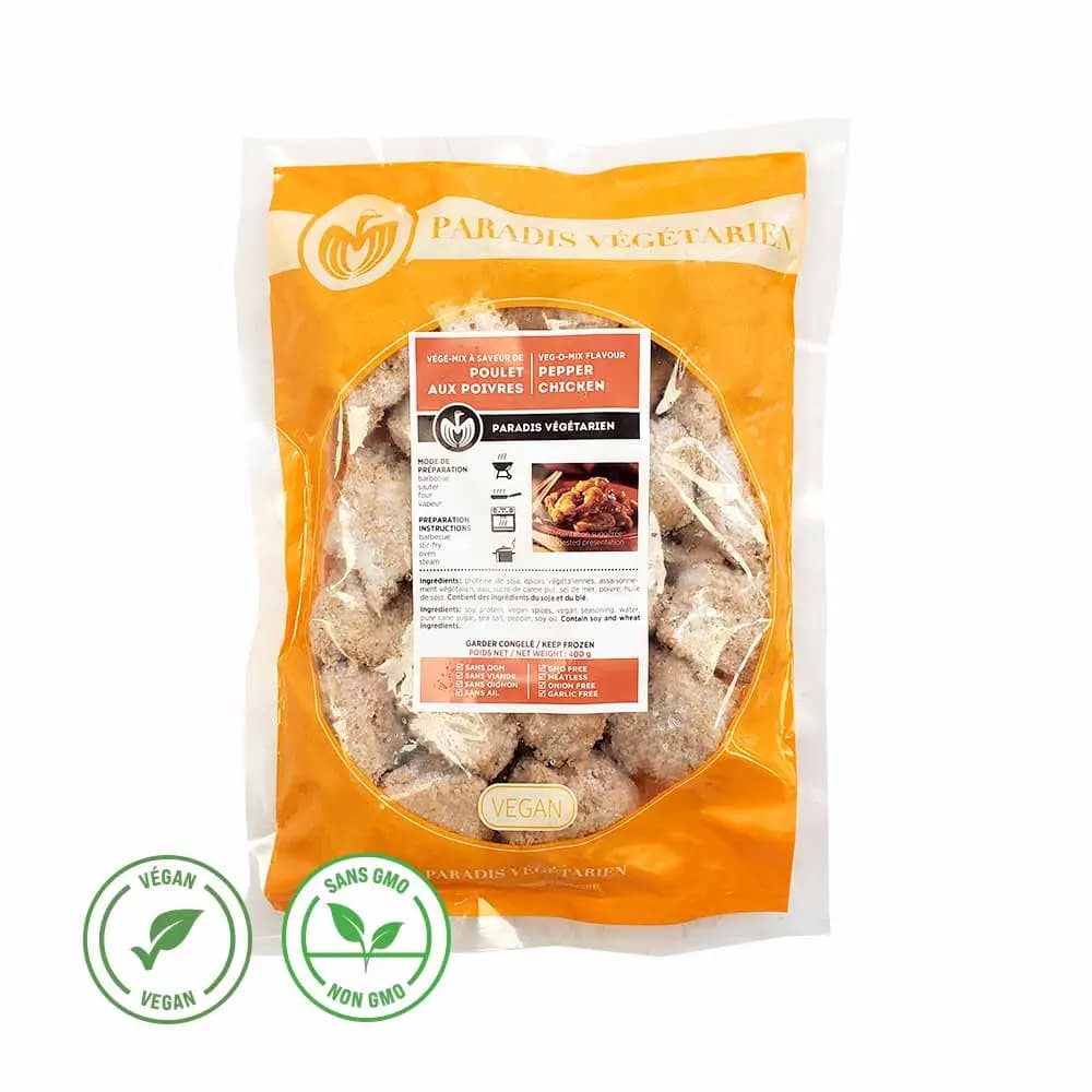 Pepper Vegan Mock-Chicken